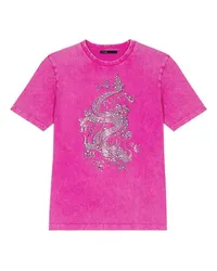 Maje T-Shirt mit Strass Pink