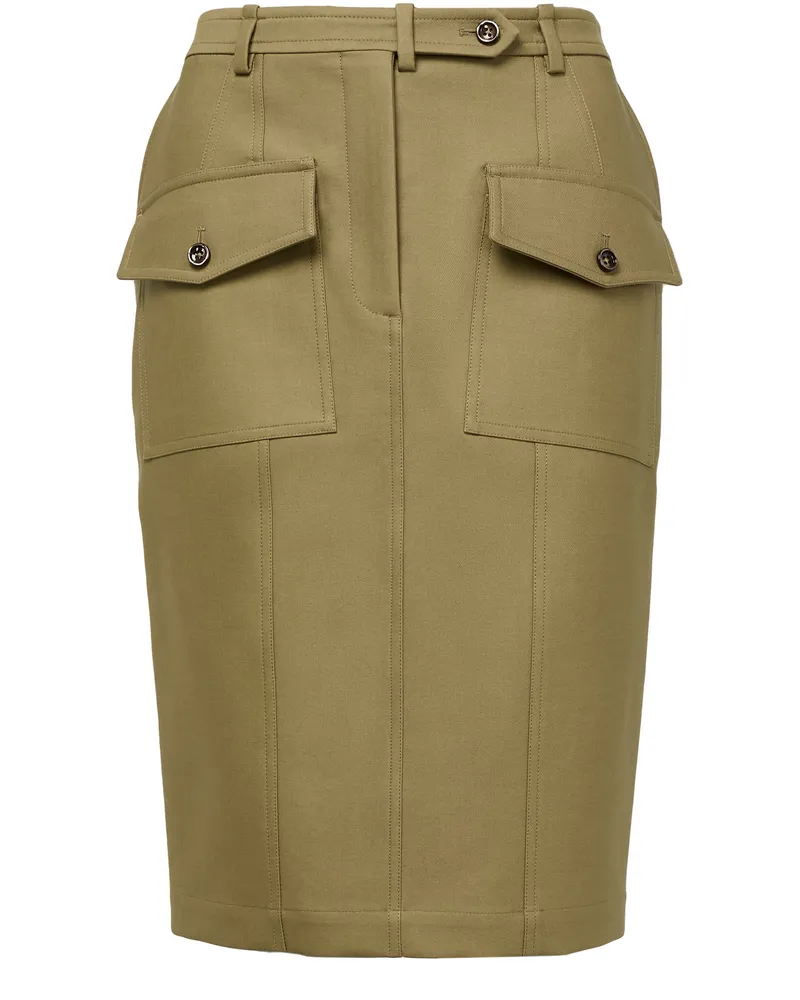 Tom Ford Knielanger Rock aus Stretch-Baumwolle 