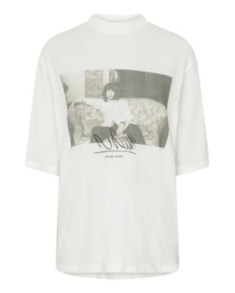 Anine Bing T-Shirt Avi Mick Jagger White