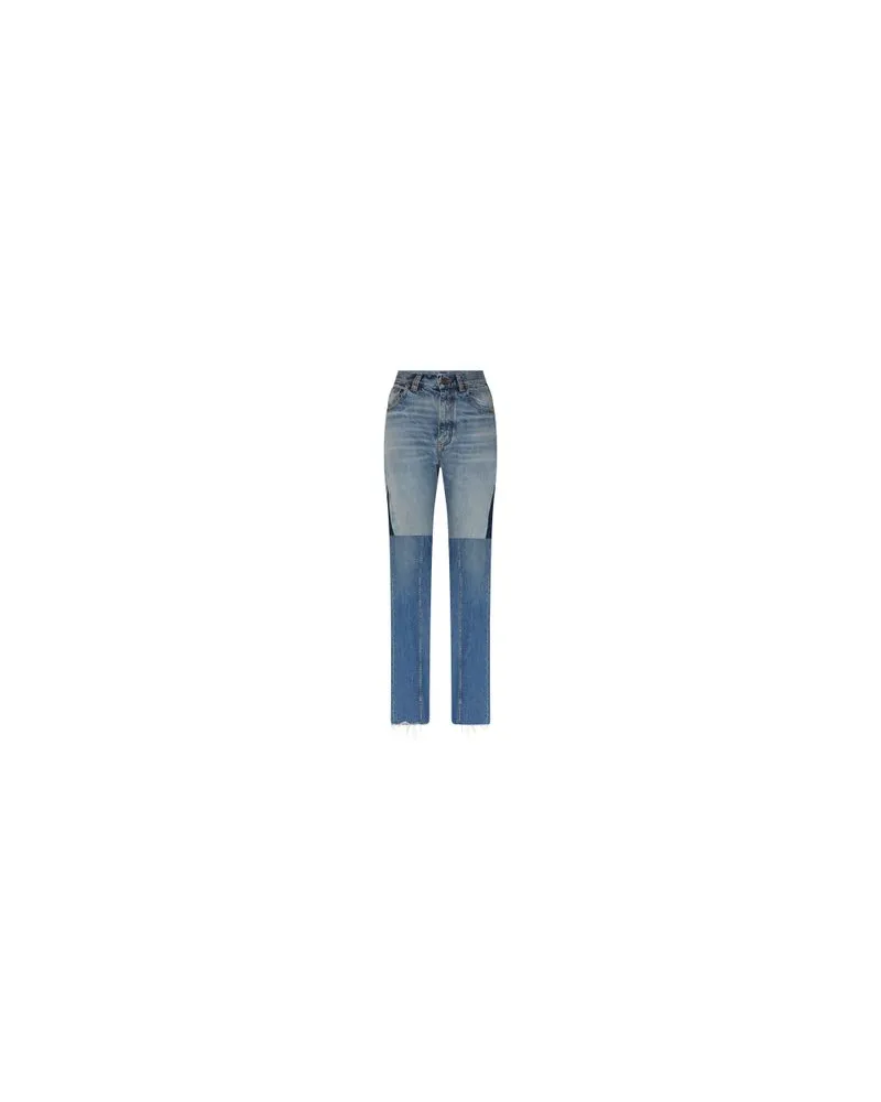 Chloé Patchwork Jeans Blue