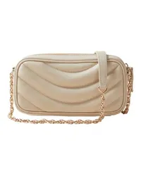 Claudie Pierlot Gesteppte Alba Ledertasche Silver