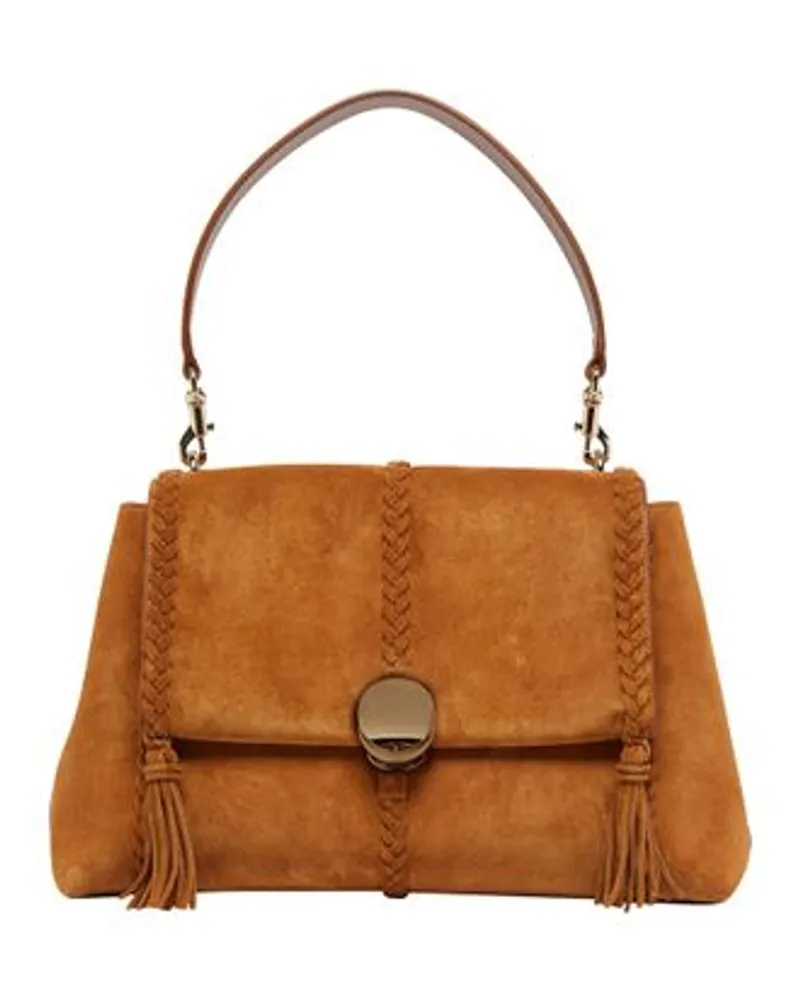 Chloé Weiche Schultertasche Penelope Brown