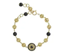 Dolce & Gabbana Goldarmband mit schwarzen Saphiren Gold