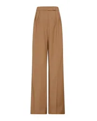 Max Mara Hose mit weitem Bein Rimini Beige