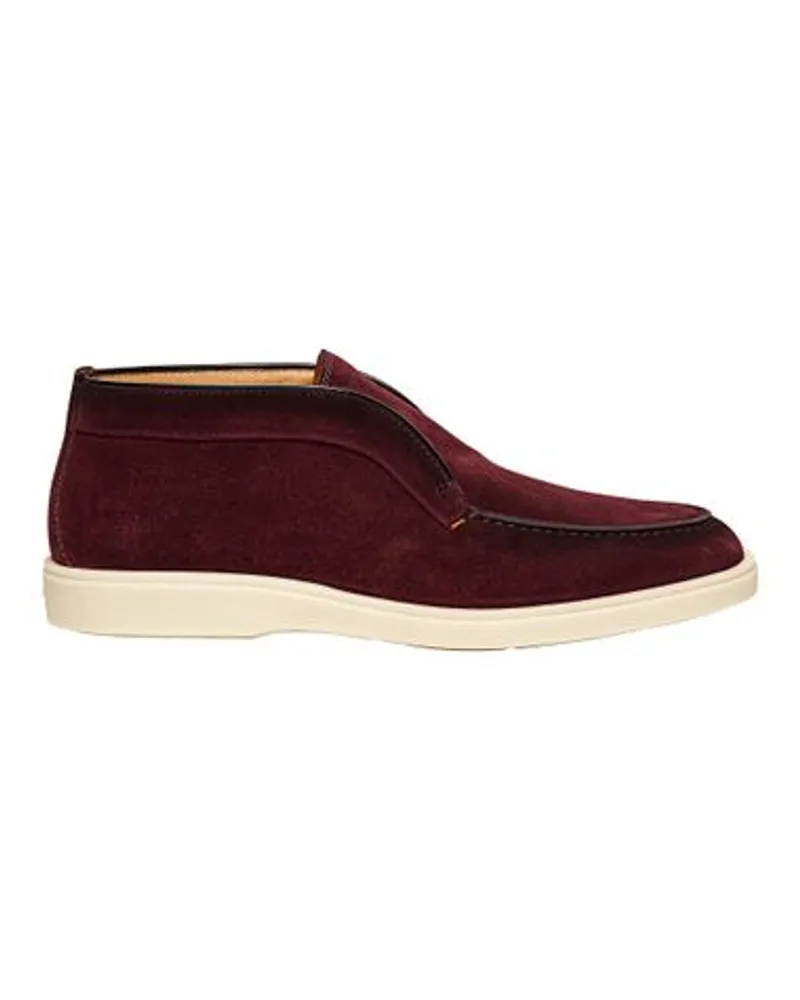 Santoni Desert Boots Red