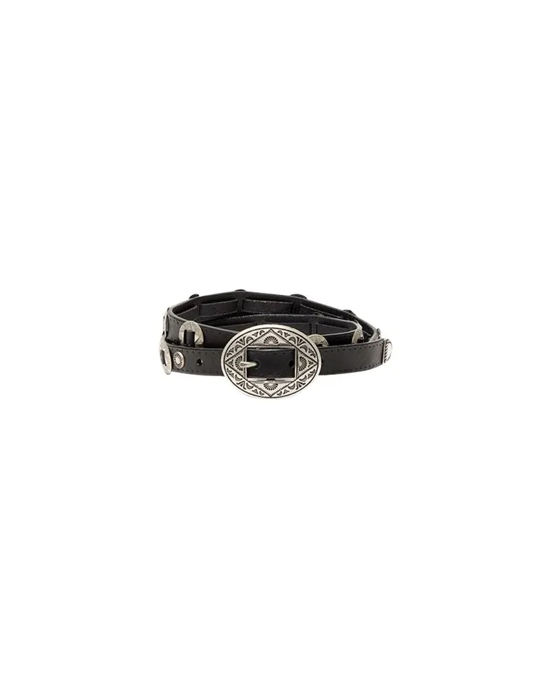 Golden Goose Leather belt Black