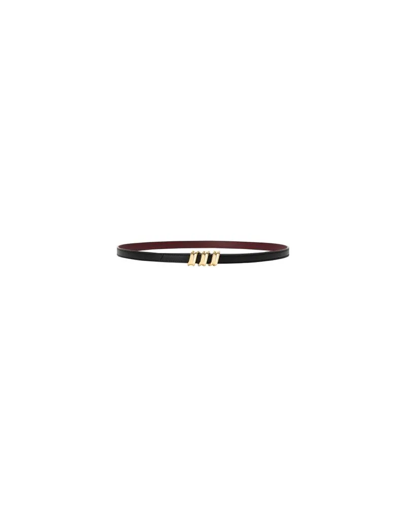 Loewe Gürtel Coil aus glattem Kalbsleder Black
