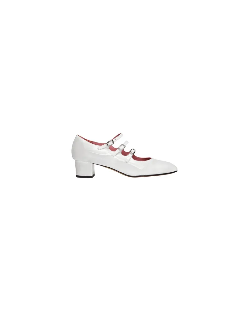 Carel Slingback-Ballerinas Kina White