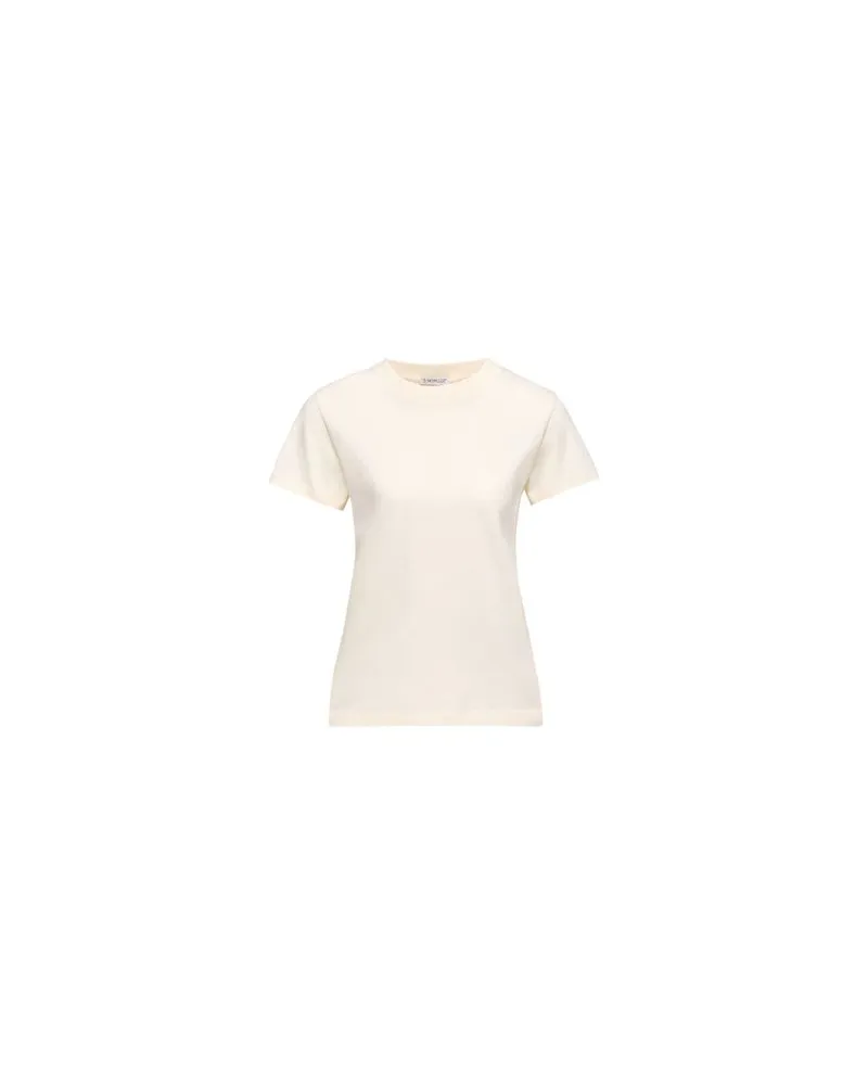 Moncler Kurzarm-T-Shirt Beige
