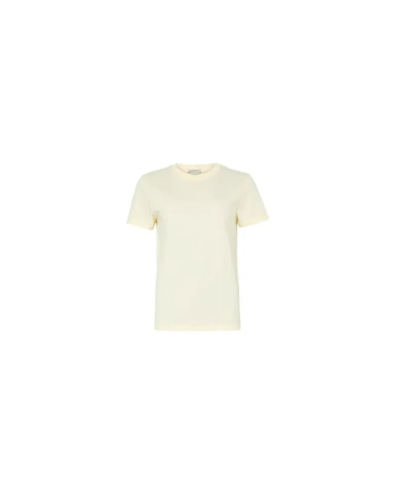 Moncler Kurzarm-T-Shirt Beige