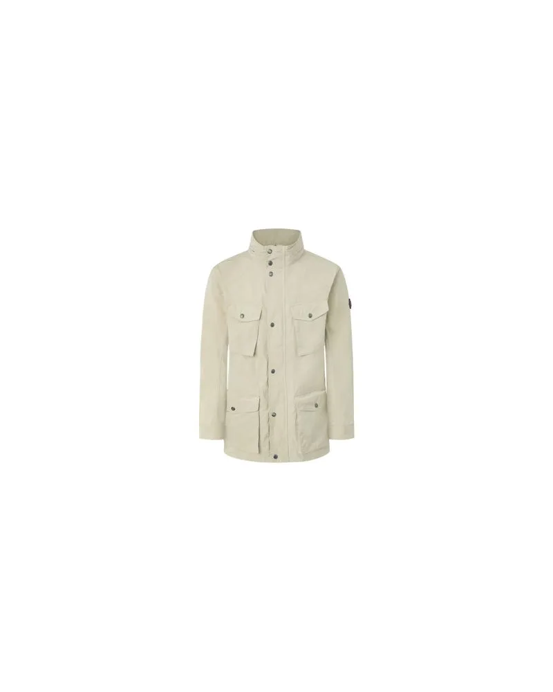 Hackett Ungefütterte Outdoor-Jacke Velospeed Beige