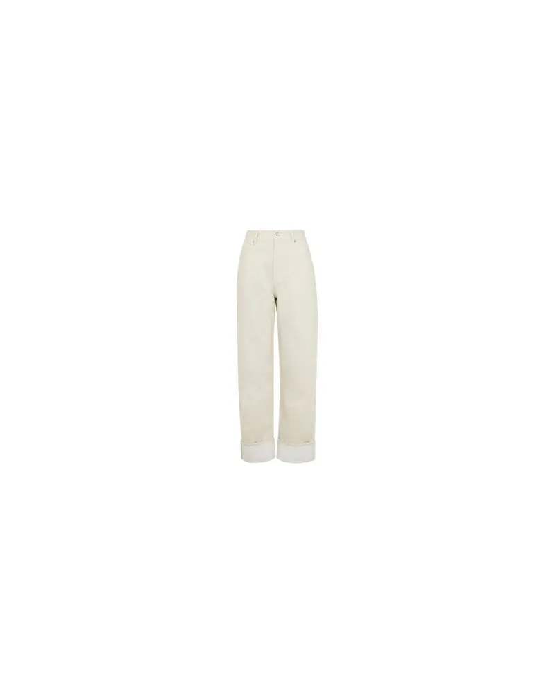 Bottega Veneta Straight pants Yellow