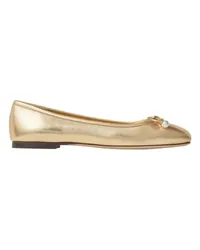 Jimmy Choo Ballerina Elme Gold