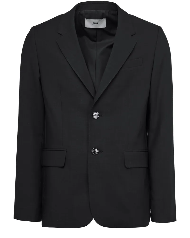 AMI Paris Jacke mit zwei Knöpfen 