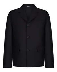 Dolce & Gabbana Einreihige Jacke Blue