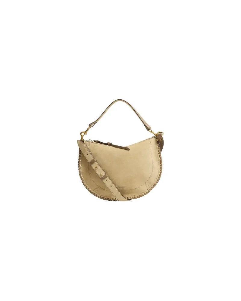 Loewe Gepunktete kleine Tasche Puzzle Beige