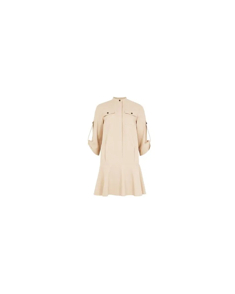 Loewe Gepunktete kleine Tasche Puzzle Beige