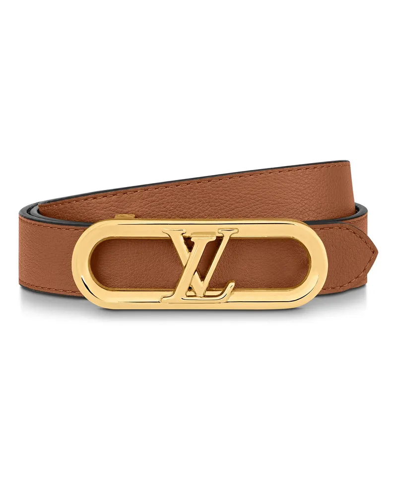 Louis Vuitton My LV Chain Wendegürtel 25 mm Beige