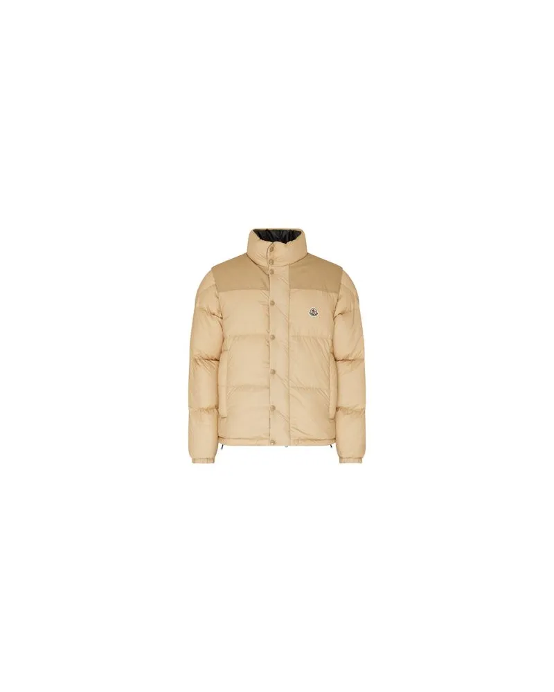 Moncler Lange Daunenjacke  Verone Beige