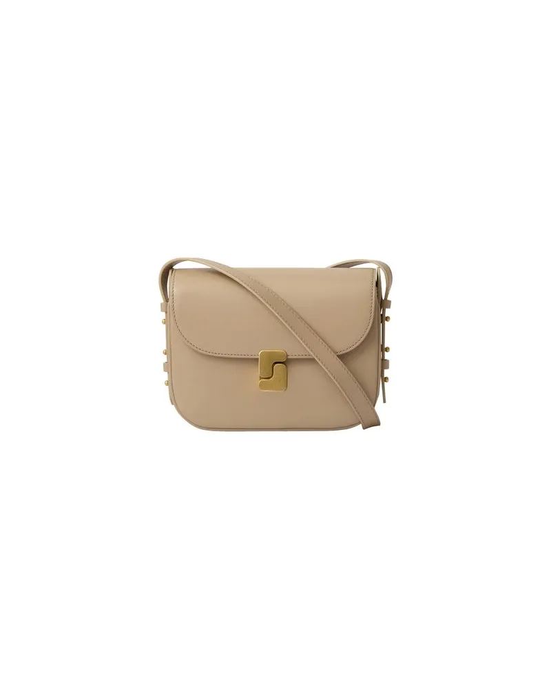 Moncler Lange Daunenjacke  Verone Beige