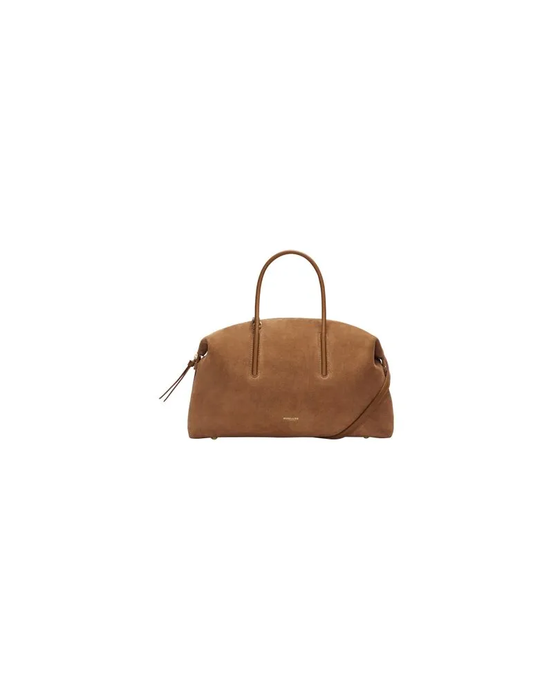 Moncler Lange Daunenjacke  Verone Beige