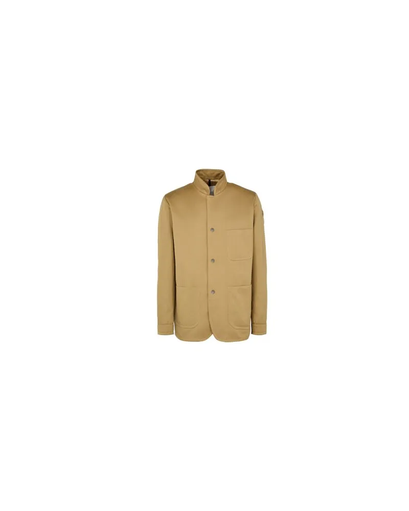 Moncler Lange Daunenjacke  Verone Beige