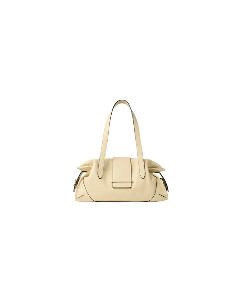 Moncler Lange Daunenjacke  Verone Beige