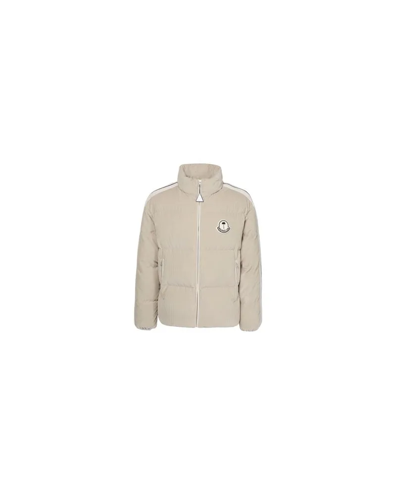 Moncler Verone long down jacket Beige