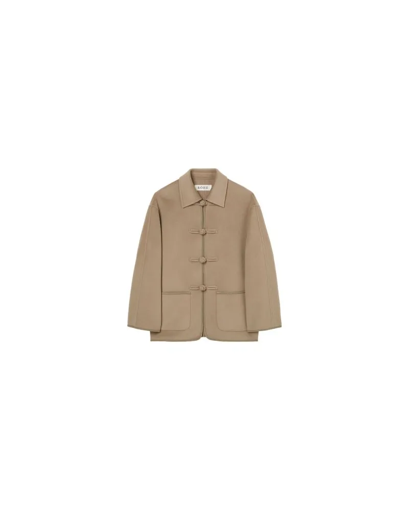 Moncler Lange Daunenjacke  Verone Beige