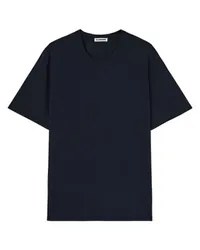 Jil Sander Baumwoll-T-Shirt Blue