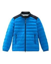 Woolrich Leichte Hybrid-Daunenjacke Blue