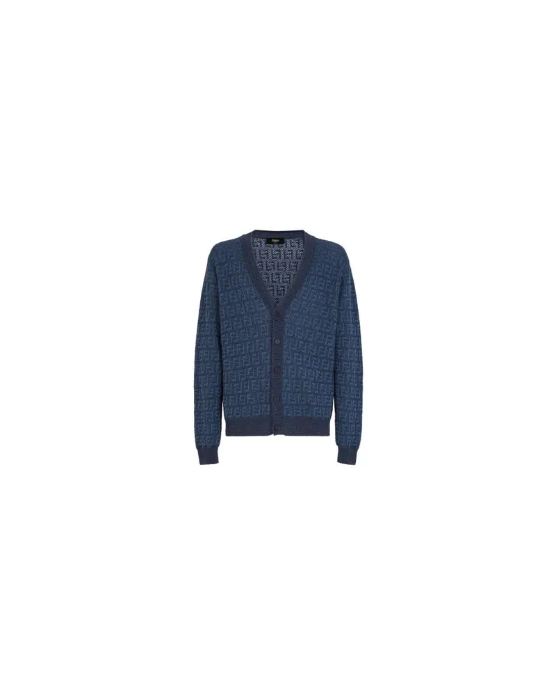 Fendi Cardigan mit langen Ärmeln Blue