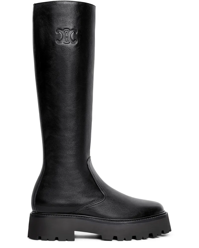 Celine Klobiger Reissverschluss-Stiefel Mit Triomphe Aus Kalbsleder 