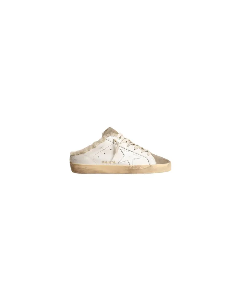 Golden Goose Superstar-Sabot Sneakers White