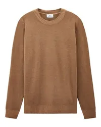 Woolrich Eingefärbter Rundhals-Sweater Brown