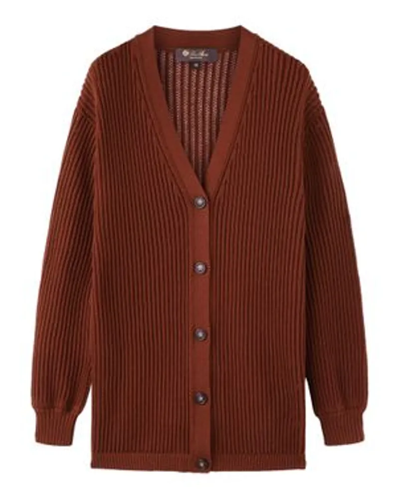 Loro Piana Cardigan Ikeda Red