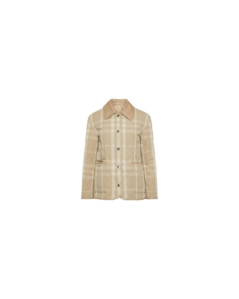 Burberry Steppjacke Check Beige