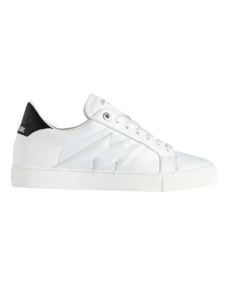 Zadig & Voltaire Niedrige Sneakers ZV1747 La Flash White