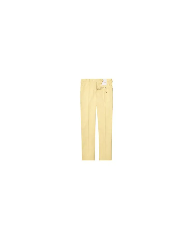 FURSAC Schmal geschnittene Chinohose Yellow