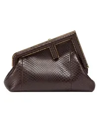 Fendi Fendi First Klein Tasche Brown