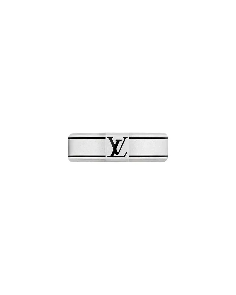 Louis Vuitton LV Spike Band Ring White