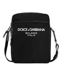 Dolce & Gabbana Nylon-Umhängetasche Black