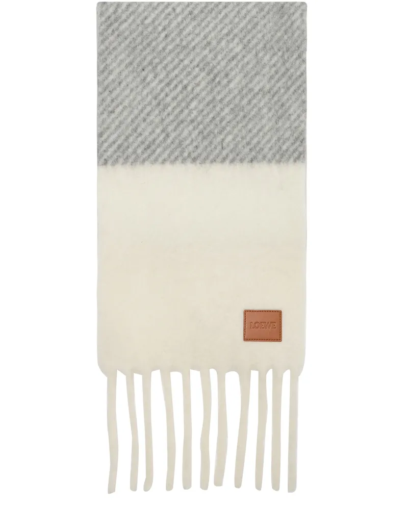 Loewe Schal aus Alpaka- und Schafswolle Grey