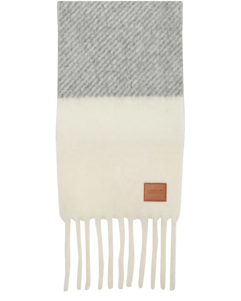 Loewe Schal aus Alpaka- und Schafswolle Grey