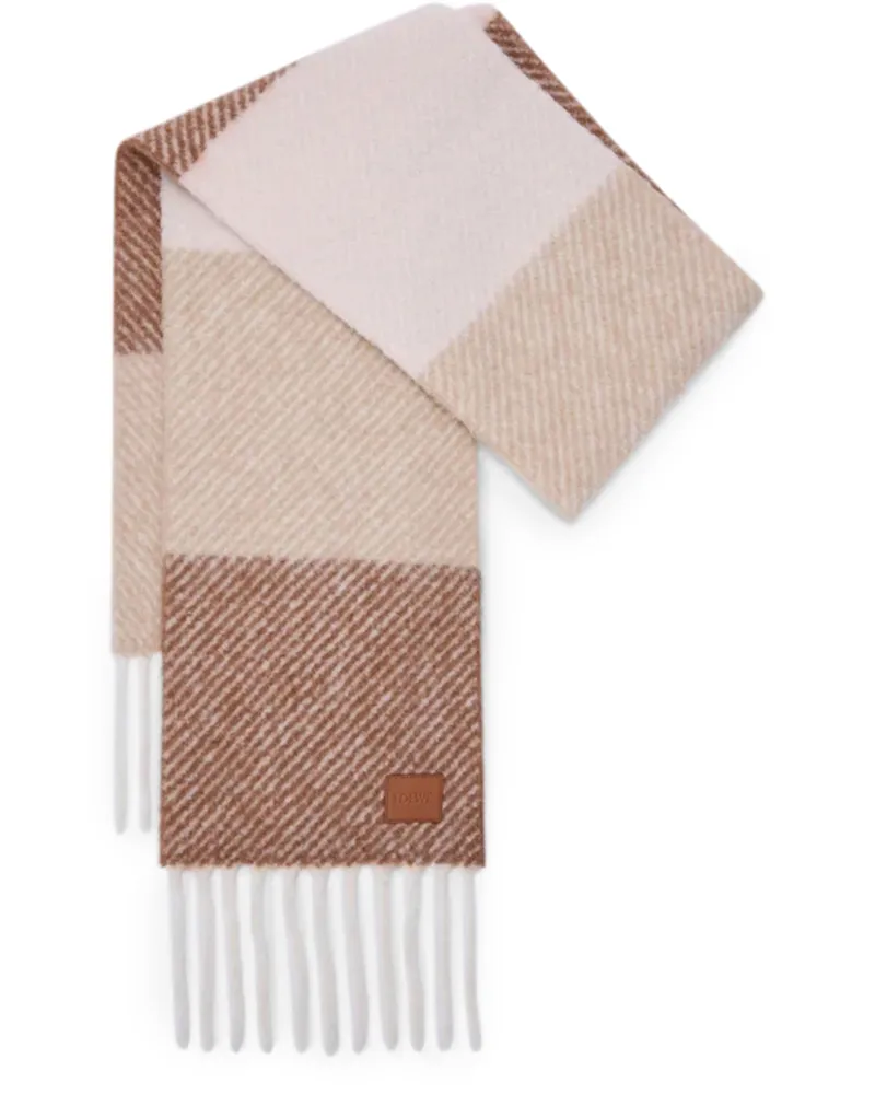 Loewe Schal aus Alpaka- und Schafswolle Grey