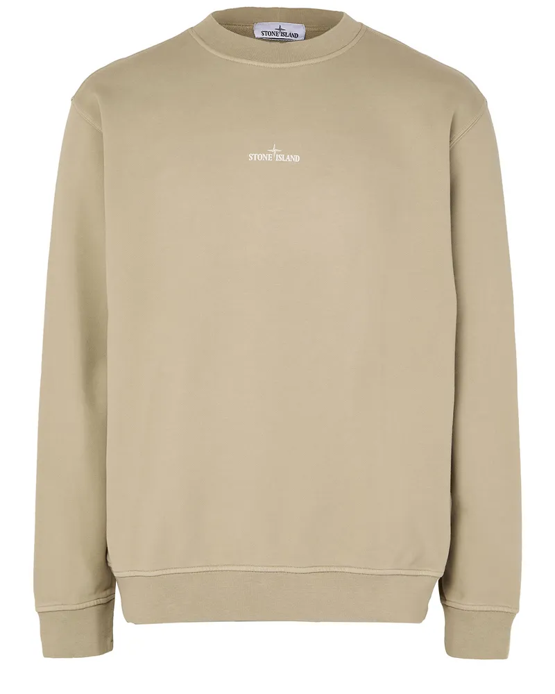 Stone Island Sweatshirt mit Rundhalsausschnitt 
