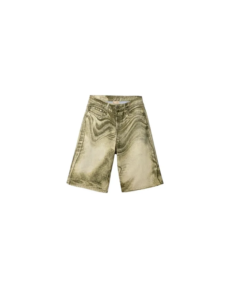 Camper Jeansshorts Green