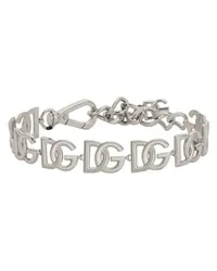 Dolce & Gabbana Choker mit mehreren DG-Logos Silver