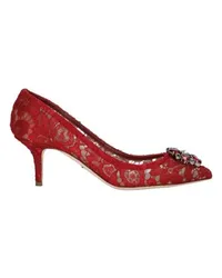 Dolce & Gabbana Spitzen-Pumps Rainbow Red