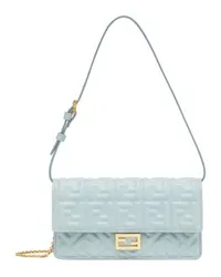 Fendi Wallet On Chain Baguette Blue